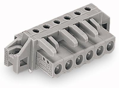 WAGO 232-237/031-000 Female behuizing (board) 232 Totaal aantal polen: 7 Rastermaat: 5 mm Inhoud: 50 stuk(s)