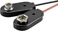 Beltrona 9V-I-Clip-G Batterijclip Aantal cellen: 1 9V (blok) Drukknopaansluiting (l x b x h) 26 x 13 x 8 mm - thumbnail