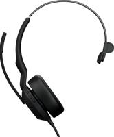 Jabra JABRA Evolve2 50 MS monaural USB-C On Ear headset Zwart - thumbnail