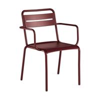 EMU Star tuinstoel met arm intense red - thumbnail