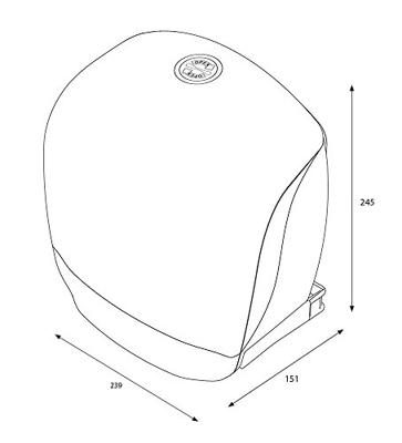 Toiletpapierdispenser katrin gigant s wit 90069 Toiletpapierdispenser katrin gigant s wit 90069