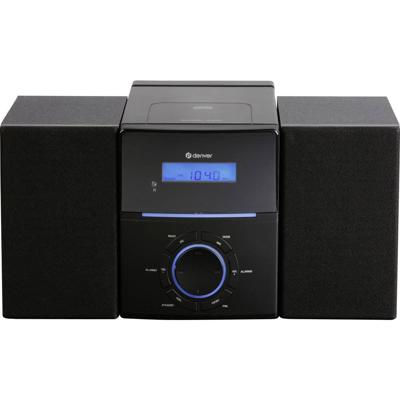 Denver MCA-240 Stereoset AUX, CD, FM Wekfunctie, Incl. afstandsbediening 2 x 20 W Zwart Denver MCA-240 Stereoset AUX, CD, FM Wekfunctie, Incl. afstandsbediening 2 x 20 W Zwart