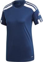 adidas Squadra 21 Voetbalshirt Dames Donkerblauw Wit - thumbnail
