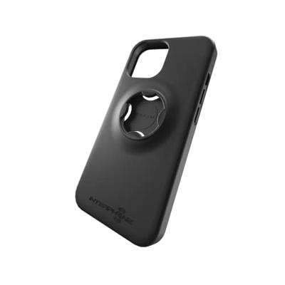 Interphone - Quiklox Modulair System - Motorfietshouder ondersteuning - Dedicated Custody Cover iPhone 14 voor handburst of Quiklox Mirror - Snelle rechter vod