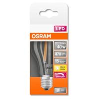 OSRAM HOMELIGHTING 4058075211322 LED-lamp Energielabel F (A - G) E27 Peer 4.8 W = 40 W Warmwit (Ø x l) 60 mm x 105 mm 1 stuk(s) - thumbnail