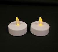 Theelicht jumbo 2 st 6x4,5 cm led on/6-18u timer/off b.o. Anna's Collection - Annas collection - thumbnail