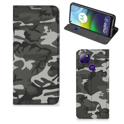 Motorola Moto G9 Power | Hoesje met Magneet | Army Light Motorola Moto G9 Power | Hoesje met Magneet | Army Light