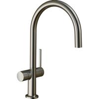 Hansgrohe Talis M54 ééngreeps keukenmengkraan 220 met stopkraan voor vaatwasser, rvs look - thumbnail