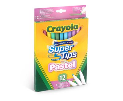 Set Viltstiften Pastel Crayola Wasbaar (12 uds)