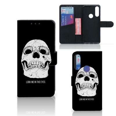Telefoonhoesje met Naam Alcatel 1S 2020 Skull Eyes Telefoonhoesje met Naam Alcatel 1S 2020 Skull Eyes