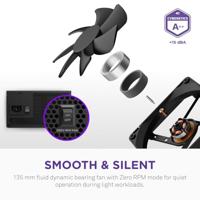 NZXT c850 gold core modulaire 850 watt voeding (zwart, 1x 12v-2x6, 3x pcie) - thumbnail