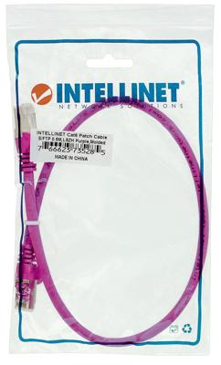 Intellinet 735247 RJ45 Netwerkkabel, patchkabel CAT 6 S/FTP 0.50 m Rood Vergulde steekcontacten 1 stuk(s)