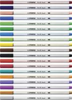 Brushstift stabilo pen 68/32 ultramarijnblauw | 10 stuks - thumbnail