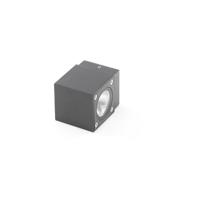 Deko Light Cubodo II Single DG Mini 731029 LED-wandlamp 5 W LED Basaltgrijs - thumbnail