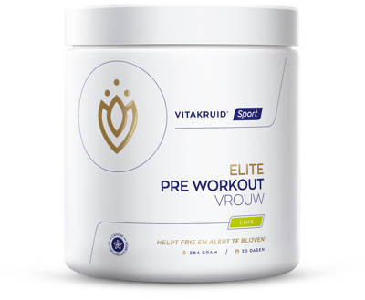 Vitakruid Elite pre workout vrouw 284 Gram