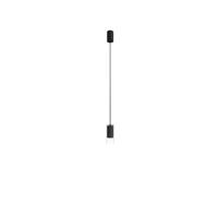 Lyora Zwarte hanglampCylinder met glas - 7866 - thumbnail