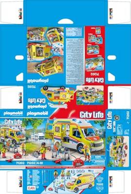Playmobil - 71202 - City Action Les Subcutors - Ambulance met licht- en geluidseffecten - thumbnail