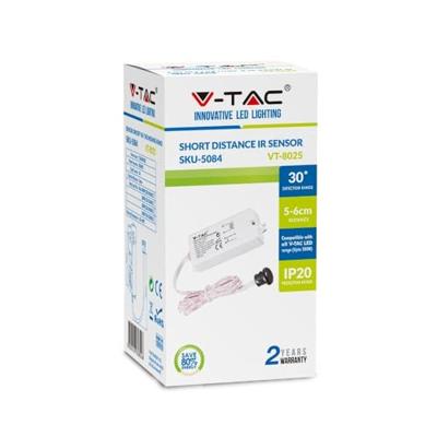 V-TAC 5084 Bewegingsmelder 30 ° Wit IP20