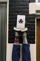 Burlington 2-paar dames sokken - Cadeau verpakking - Biologisch katoenen sokken met ruit print - thumbnail