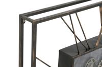 Muurklok Home ESPRIT Zwart Gouden Metaal Kristal 80 x 8 x 80 cm - thumbnail