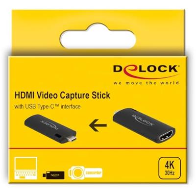 DeLOCK HDMI Video Capture Stick USB-C adapter DeLOCK HDMI Video Capture Stick USB-C adapter