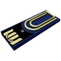 Xlyne clip/me USB-stick Bulk 8 GB Blauw CM08OB002 USB-A 2.0 - thumbnail