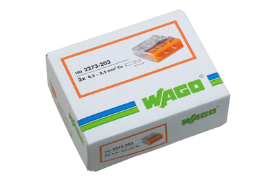Enzo WAGO Lasklem 3x0,5-2,5mm trans\oranje ds100 4047224