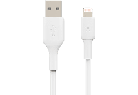 Kabel USB naar Lightning Belkin CAA001BT1MWH Wit 1 m - thumbnail