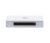 Manhattan Fast Ethernet Switch (kunststof behuizing, desktopformaat, IEEE 802.3az (Energy Efficient Ethernet)) wit 5-poort Gigabit Ethernet Switch wit - thumbnail