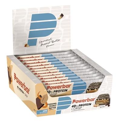 Powerbar 40% Protein+ CrispBar Karamel Pinda 12x