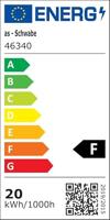 AS Schwabe LED-Mobil-Strahler 20W Optiline LED-bouwlamp Energielabel F (A - G) 20 W 1800 lm Neutraalwit - thumbnail