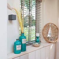 QAZQA Moderne wandlamp donkergrijs - Transfer - thumbnail