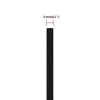 Werktouw 3 mm 25 m polyester zwart - thumbnail