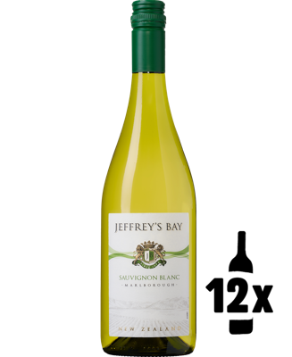 12 flessen Jeffrey's Bay Sauvignon Blanc Voordeelpakket