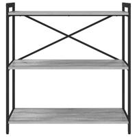 Boekenkast Grijs sonoma 80 x 30 x 83 cm Bewerkt hout - thumbnail