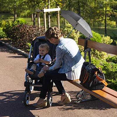 Universele kinderwagenparasol zwart