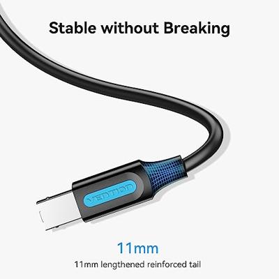 Vention COQBF USB-kabel USB 2.0 1 m USB A USB B Zwart