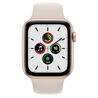 Refurbished Apple Watch SE 2020 GPS 44mm Rosegoud Als nieuw Refurbished Apple Watch SE 2020 GPS 44mm Rosegoud Als nieuw