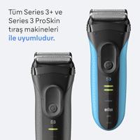 Testina rasoio BRAUN Series 3+ - 2 lamine - Pettine MicroComb - 100% made in Germany - thumbnail