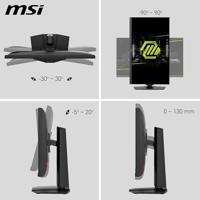 MSI MAG 272URDF E16 Gaming Monitor 27 inch UHD - Rapid IPS Panel 3840 x 2160, 0,5 ms, DisplayHDR 400, AI Vision, Dual-Mode, HDMI 2.1, DP 1.4a, kanteling en hoogte verstelbaar, zwart - thumbnail