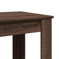 Bartafel 51x50x103,5 cm bewerkt hout bruin eikenkleurig - thumbnail
