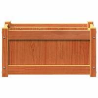 VidaXL Plantenbak 60x31x31 cm massief grenenhout wasbruin - thumbnail