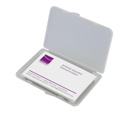 Sigel SI-VA140 Visitekaartjesetui Transparant Voor Kaarten Tot 90x55mm