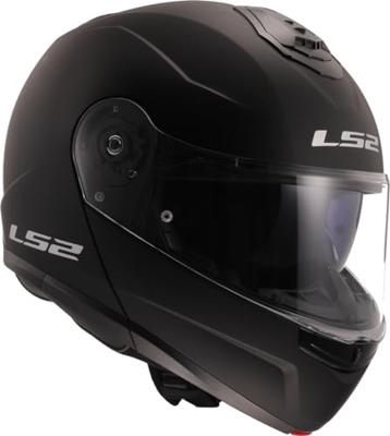 LS2 opklapbare helm "ff908 strobe ii solid" helmet ff908 strob.ii solid s black matt