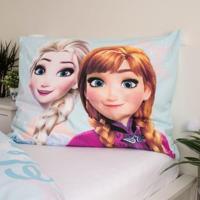 Disney Frozen Dekbedovertrek Anna & Elsa - 140 x 200 cm - Katoen - 70 x 90 cm - thumbnail