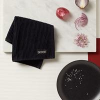 DDDDD vaatdoek Basic zwart 30x30cm 4st - thumbnail