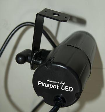 ADJ LED-Pinspot LED-pinspot Aantal LEDs: 1 x 3 W Zwart - thumbnail