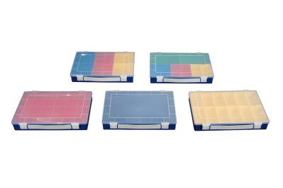 Hünersdorff Assortimentskoffer (l x b x h) 332 x 232 x 55 mm Aantal vakken: 24 Variabele onderverdeling Inhoud 1 stuk(s)