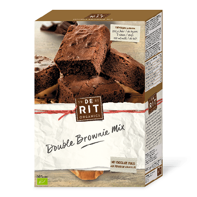 De Rit Brownie mix bio (400 gr) De Rit Brownie mix bio (400 gr)