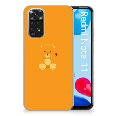Xiaomi Redmi 10 | Redmi Note 11 4G Telefoonhoesje met Naam Baby Beer Xiaomi Redmi 10 | Redmi Note 11 4G Telefoonhoesje met Naam Baby Beer